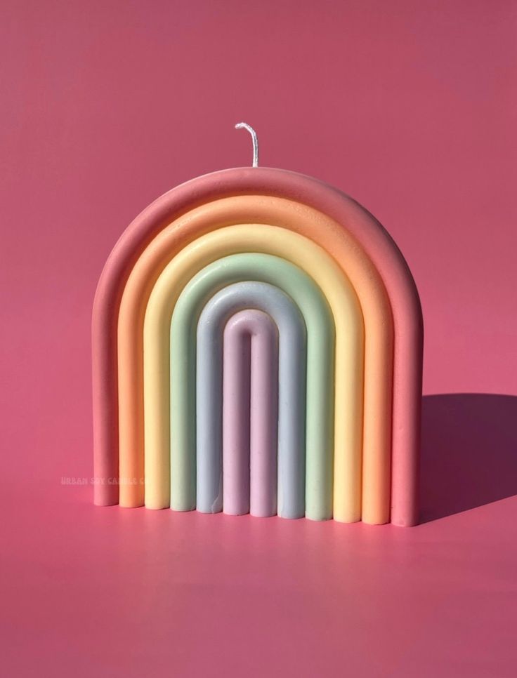 Rainbow Candle
