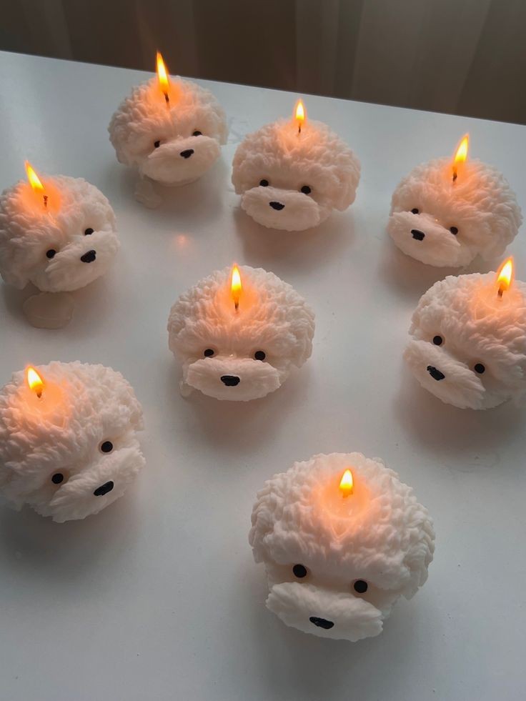 Puppy face Candle