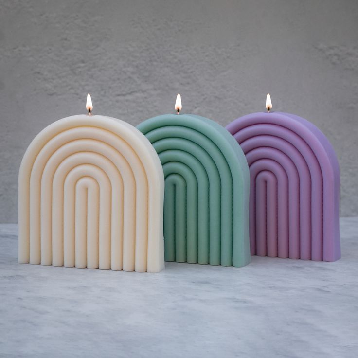 Rainbow Candle